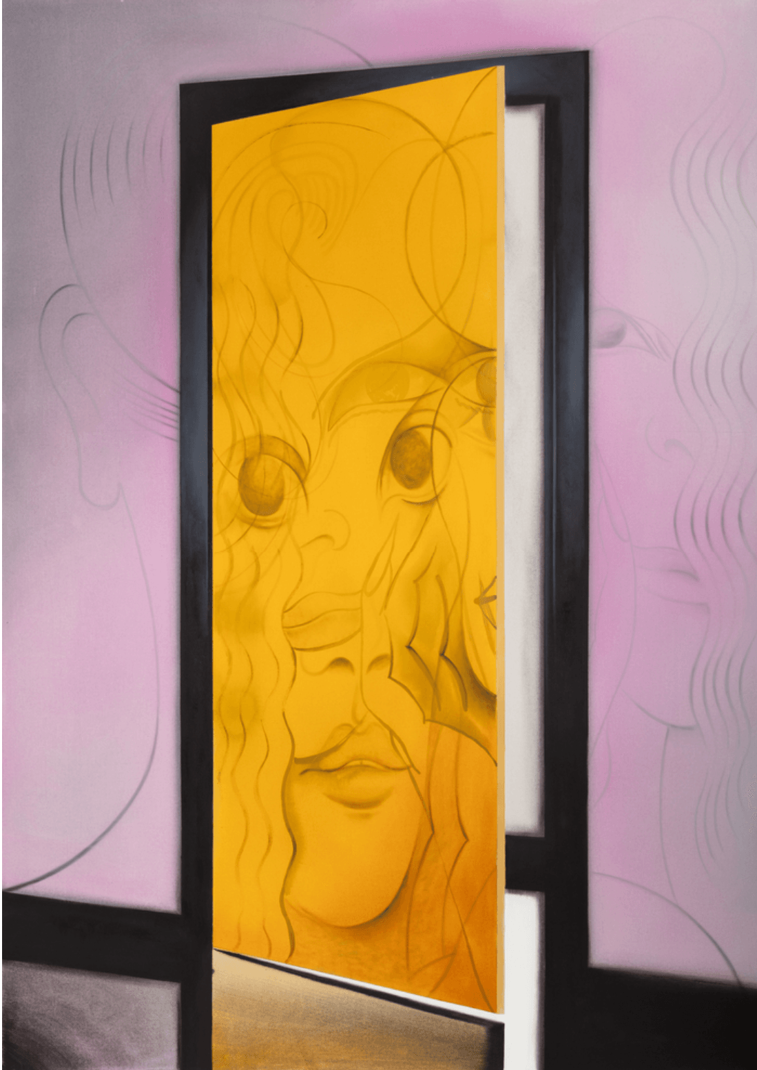 Oil painting "Foresee a desire and decide a destiny" by Jacopo Pagin