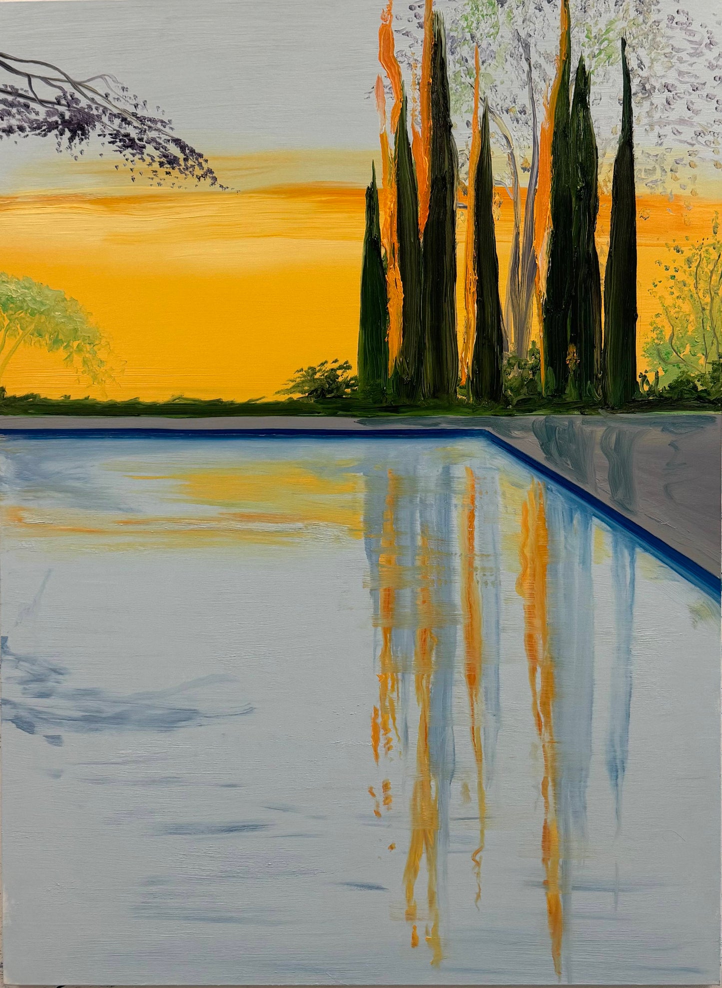 Untitled (Pool with Fire)