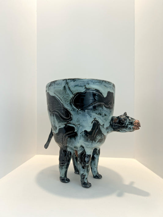 Holstein Cow Pot